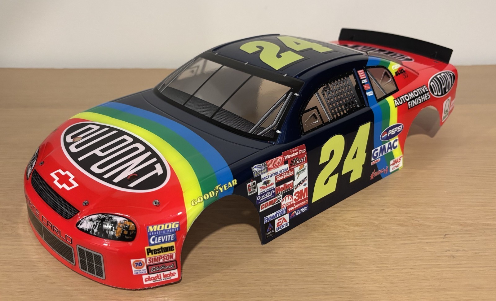 1/12 Custom Jeff Gordon Dupont Proline Monte Carlo Nascar RC Body 1/12 Custom Jeff Gordon Dupont Proline Monte Carlo Nascar RC Body