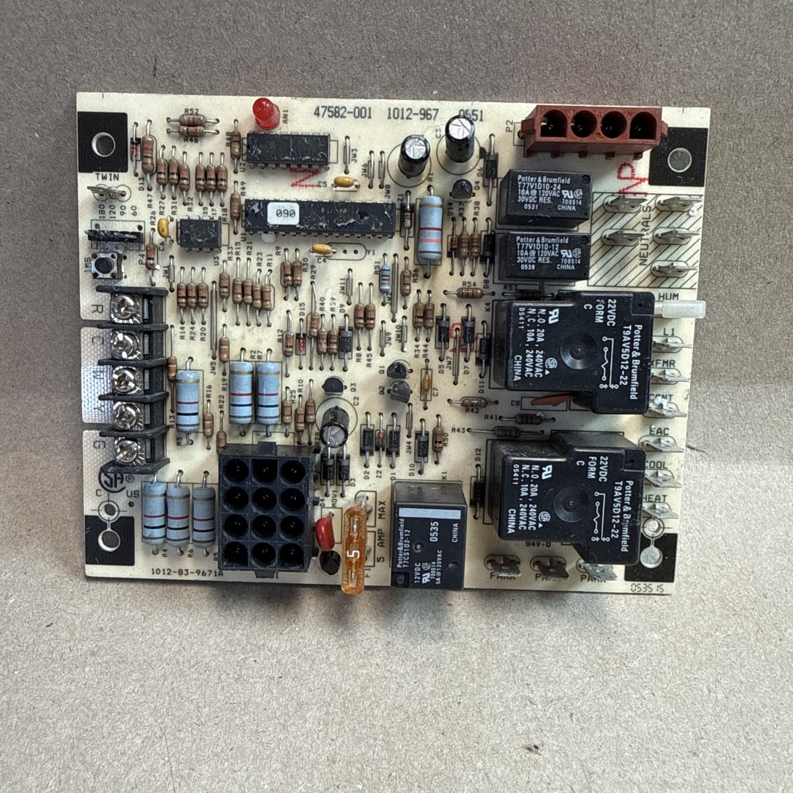 47582-001 GUARANTEED WORKING TESTED GOOD Furnace Control Circuit Board 1012-967