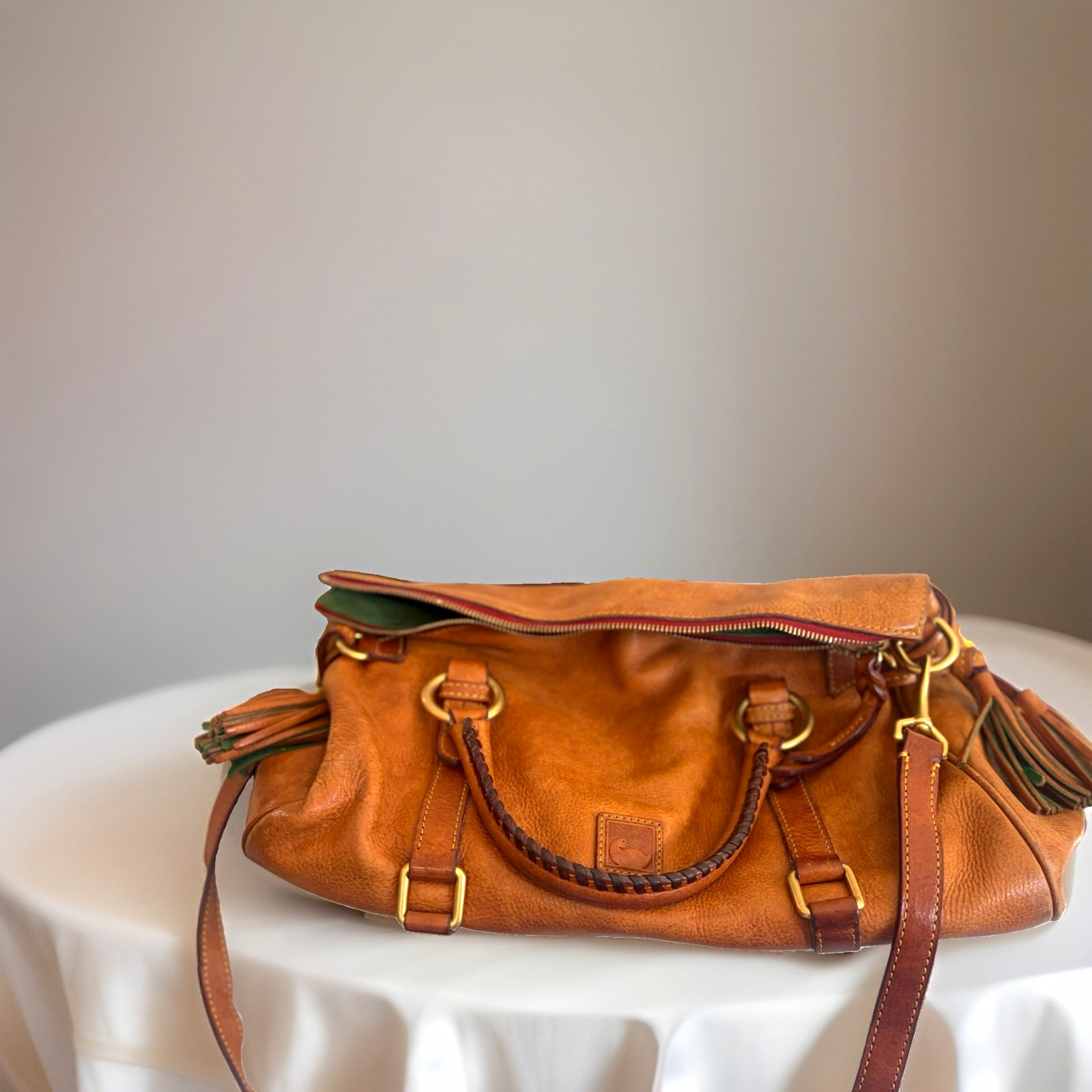 Authentic Dooney & Bourke Florentine large satchel.