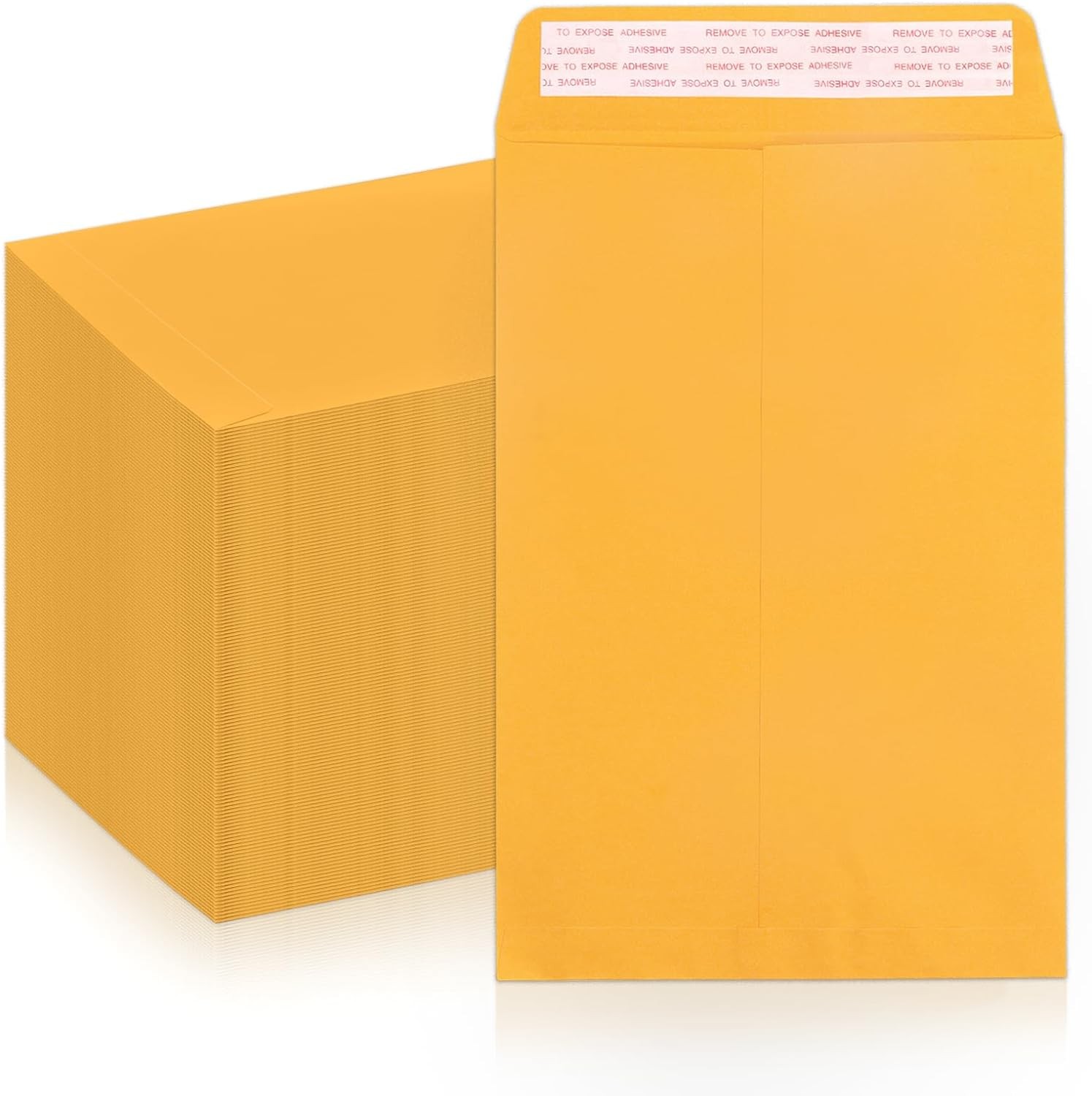6X9 Manilla Envelopes Self Seal 250 PCS,  Small Brown Kraft Catalog Envelopes 6X