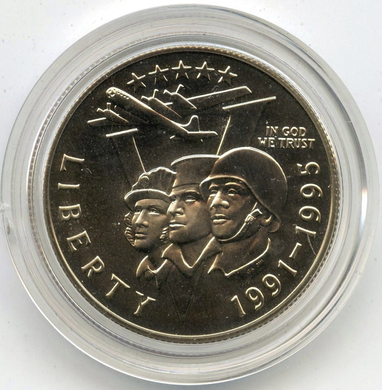1991 - 1995 World War 2 Proof Half Dollar US Mint Commemorative Coin - Q785 1991 - 1995 World War 2 Proof Half Dollar US Mint Commemorative Coin - Q785