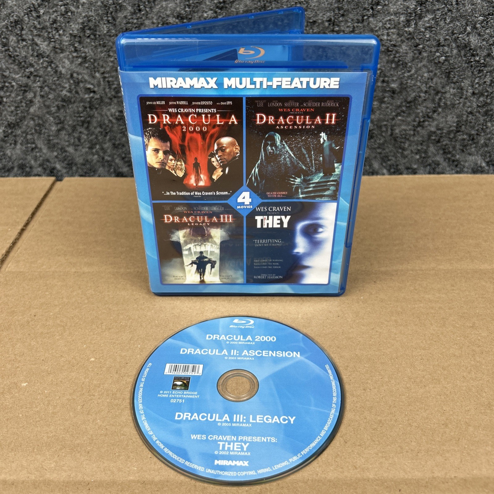 The Wes Craven Collection: Dracula 2000 /Dracula II Dracula III THEY(Blu-ray) The Wes Craven Collection: Dracula 2000 /Dracula II Dracula III THEY(Blu-ray)