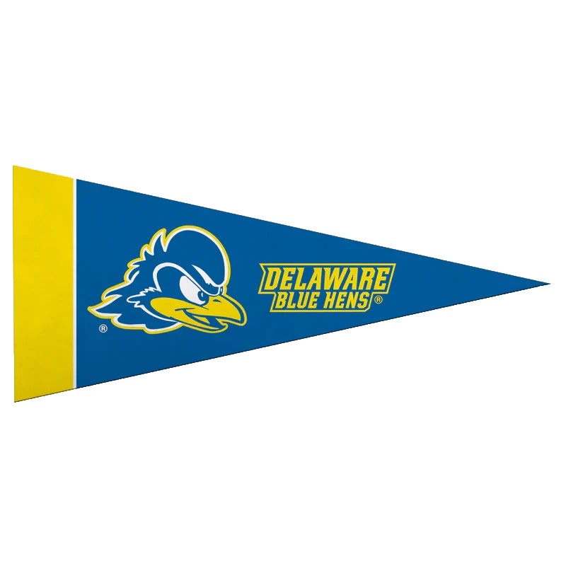 Delaware Fightin\' Blue Hens Mini Pennant 4”x9\ Delaware Fightin\' Blue Hens Mini Pennant 4”x9\