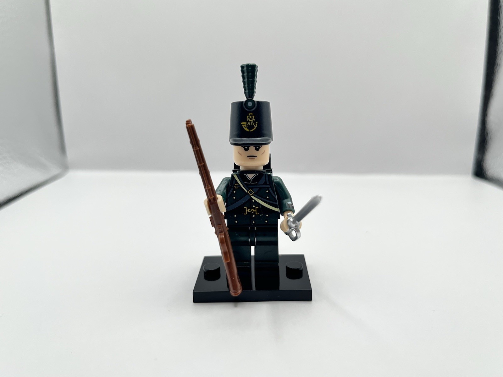 British 95th Rifles Napoleonic Soldier. Custom Minifigure