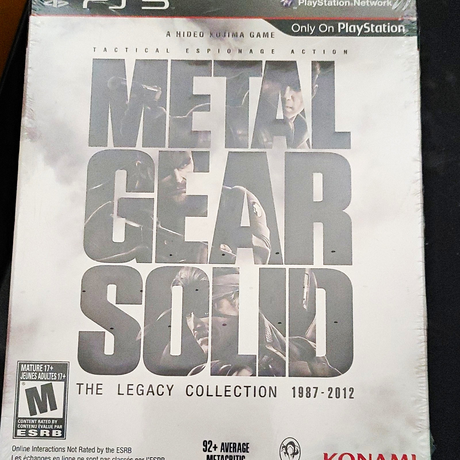 Metal Gear Solid: The Legacy Collection PS3 Multiplayer M NTSC-U/C 2013 Metal Gear Solid: The Legacy Collection PS3 Multiplayer M NTSC-U/C 2013