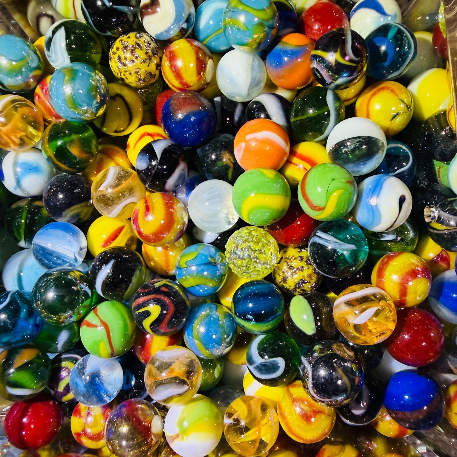 Marbles Lot Of 80 Multi Colors Mint BEST Selection Retired Fancy Vacor Mega NEW