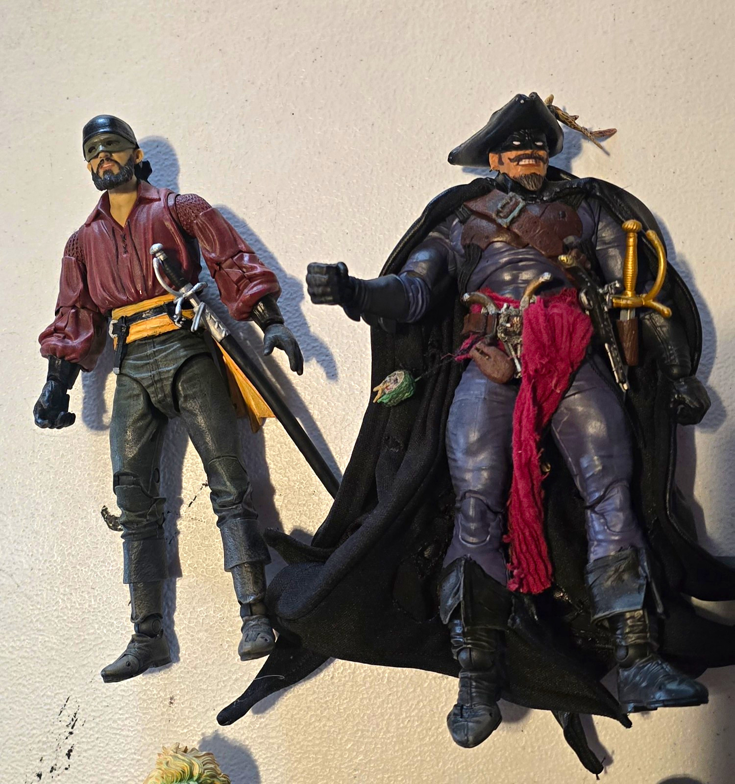Custom Mcfarlane Pirate Batman And Robin Action Figures Custom Mcfarlane Pirate Batman And Robin Action Figures