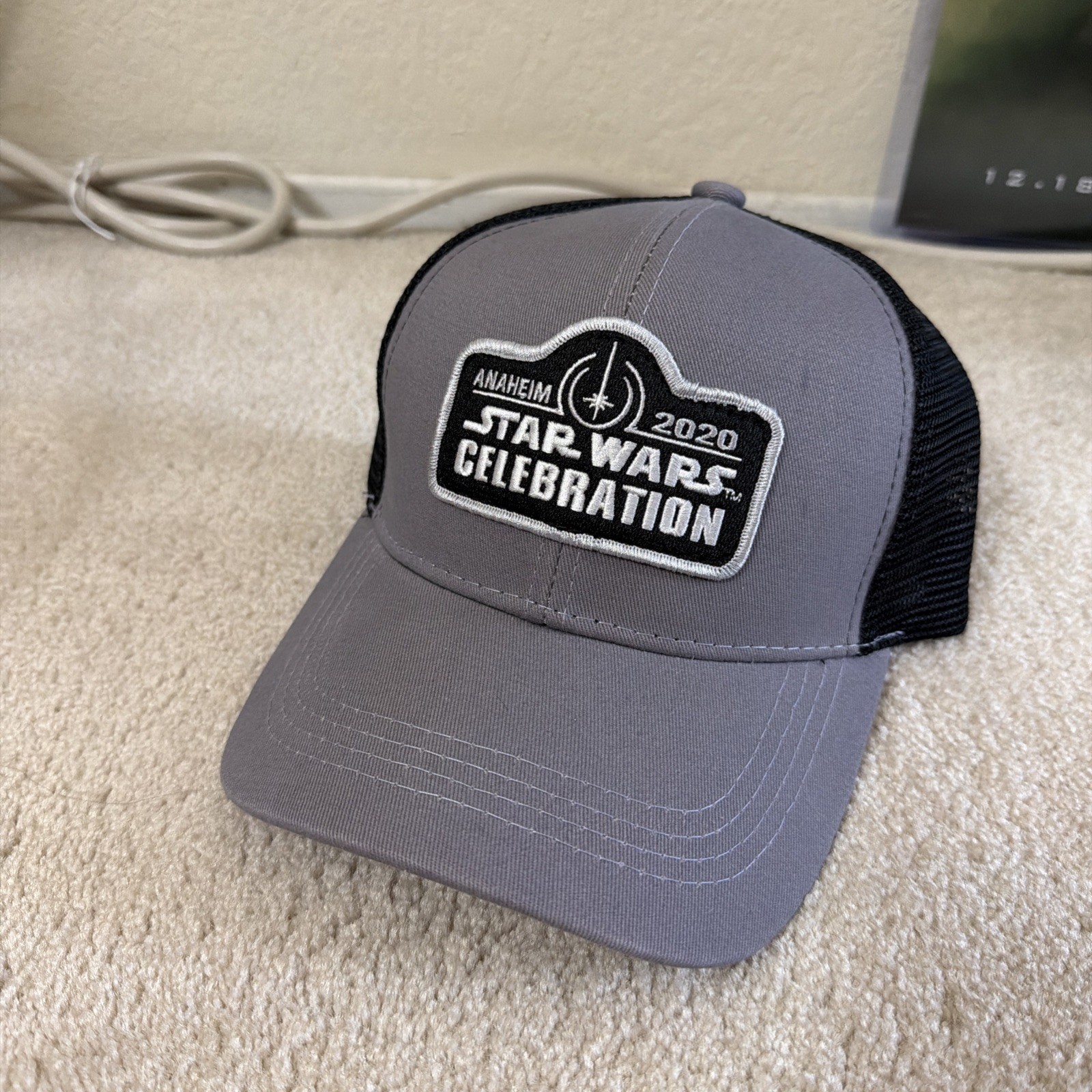 Vintage Star Wars Celebration Hat/Cap Black gray 2020 rare Anaheim CA EXCLUSIVE Vintage Star Wars Celebration Hat/Cap Black gray 2020 rare Anaheim CA EXCLUSIVE