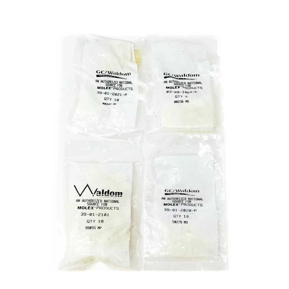 4 Pack Assorted Molex Connector Housing, 39-01-2021-P, 03-09-1064-P, 39-01-2101 4 Pack Assorted Molex Connector Housing, 39-01-2021-P, 03-09-1064-P, 39-01-2101