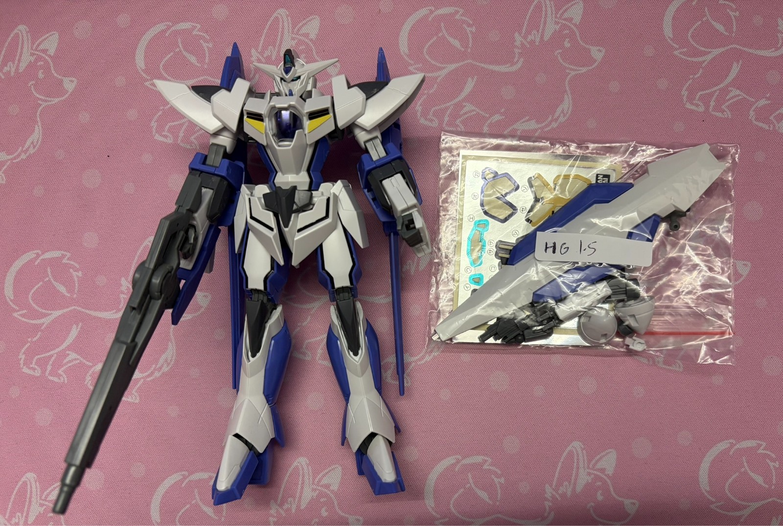 Bandai Gunpla HG 1/144 1.5 Gundam (Built/Pre-Built)