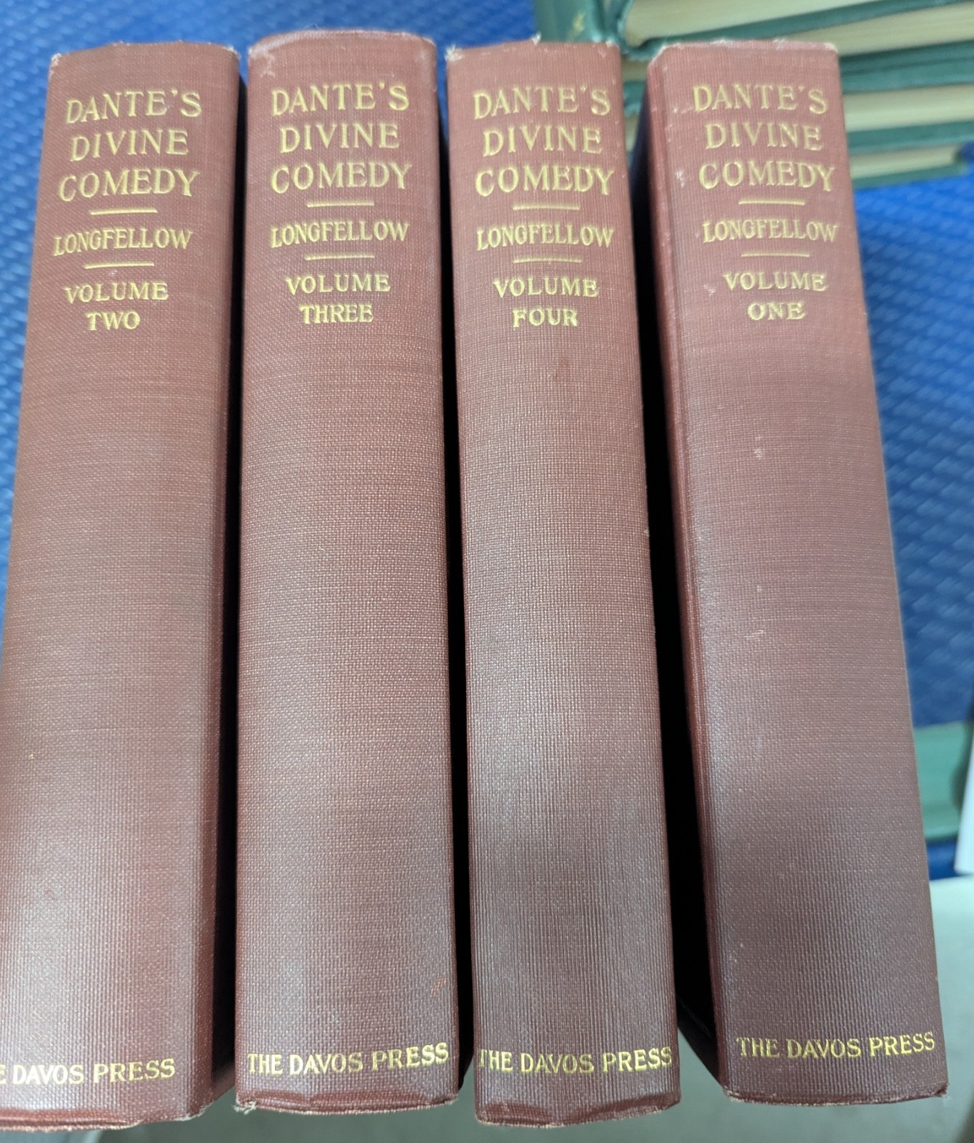Dante\'s Divine Comedy in 4 volumes Dante\'s Divine Comedy in 4 volumes