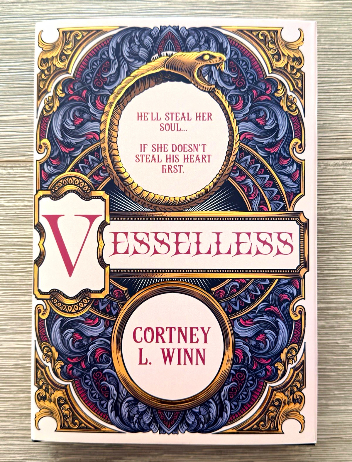 The Bookish Box Vesselless Cortney L. Winn HC Illustrated Signed Edition -smudge