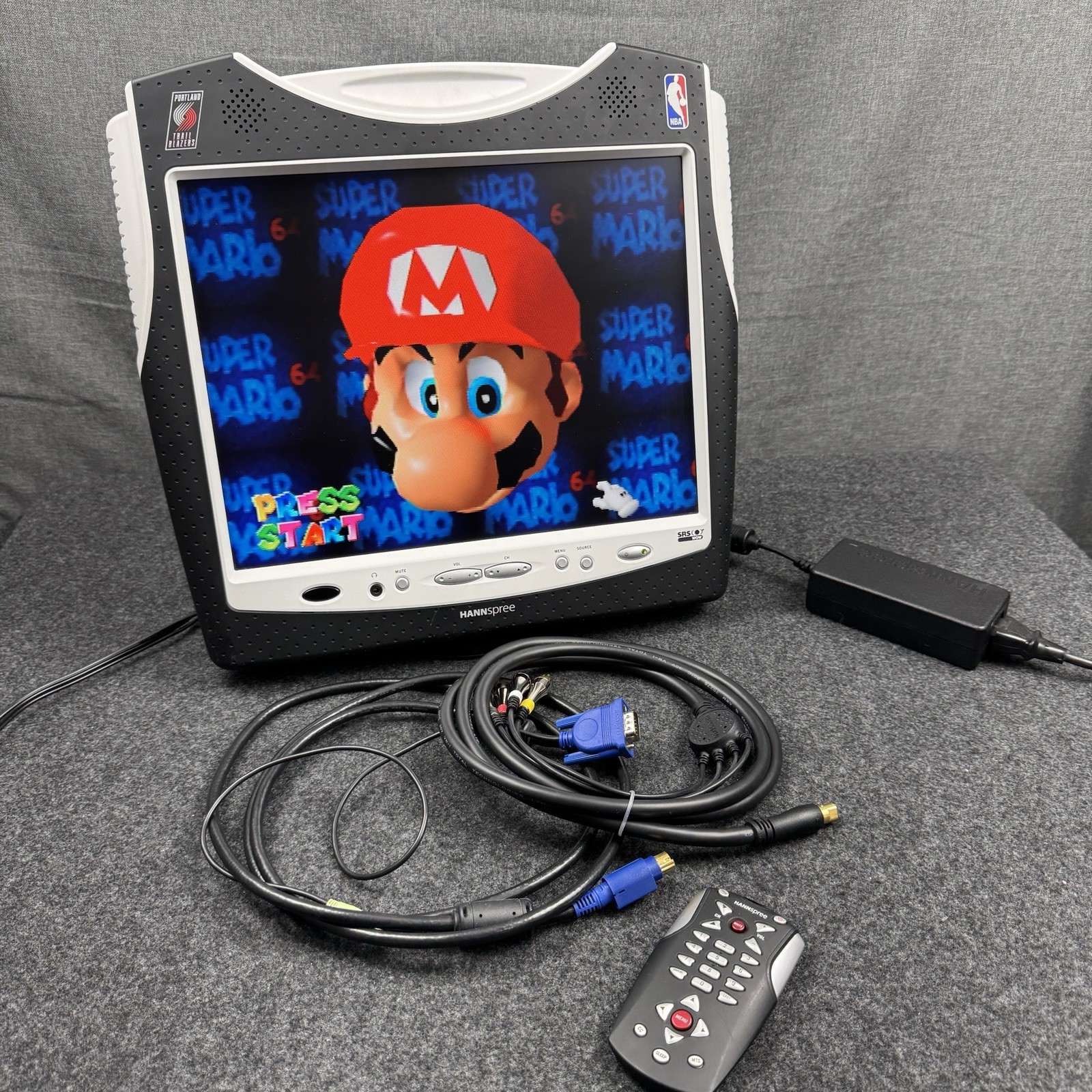 Hannspree NBA Portland Trailblazers TV Monitor T153 Basketball W/ Remote Hannspree NBA Portland Trailblazers TV Monitor T153 Basketball W/ Remote