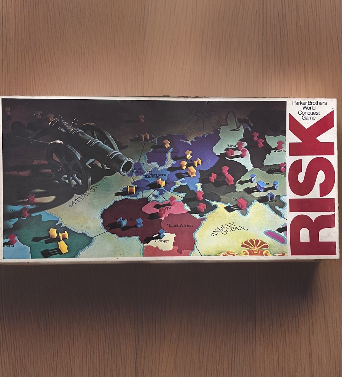 Vintage Risk Board Game Parker Brothers 1980 World Conquest Game Complete Vintage Risk Board Game Parker Brothers 1980 World Conquest Game Complete
