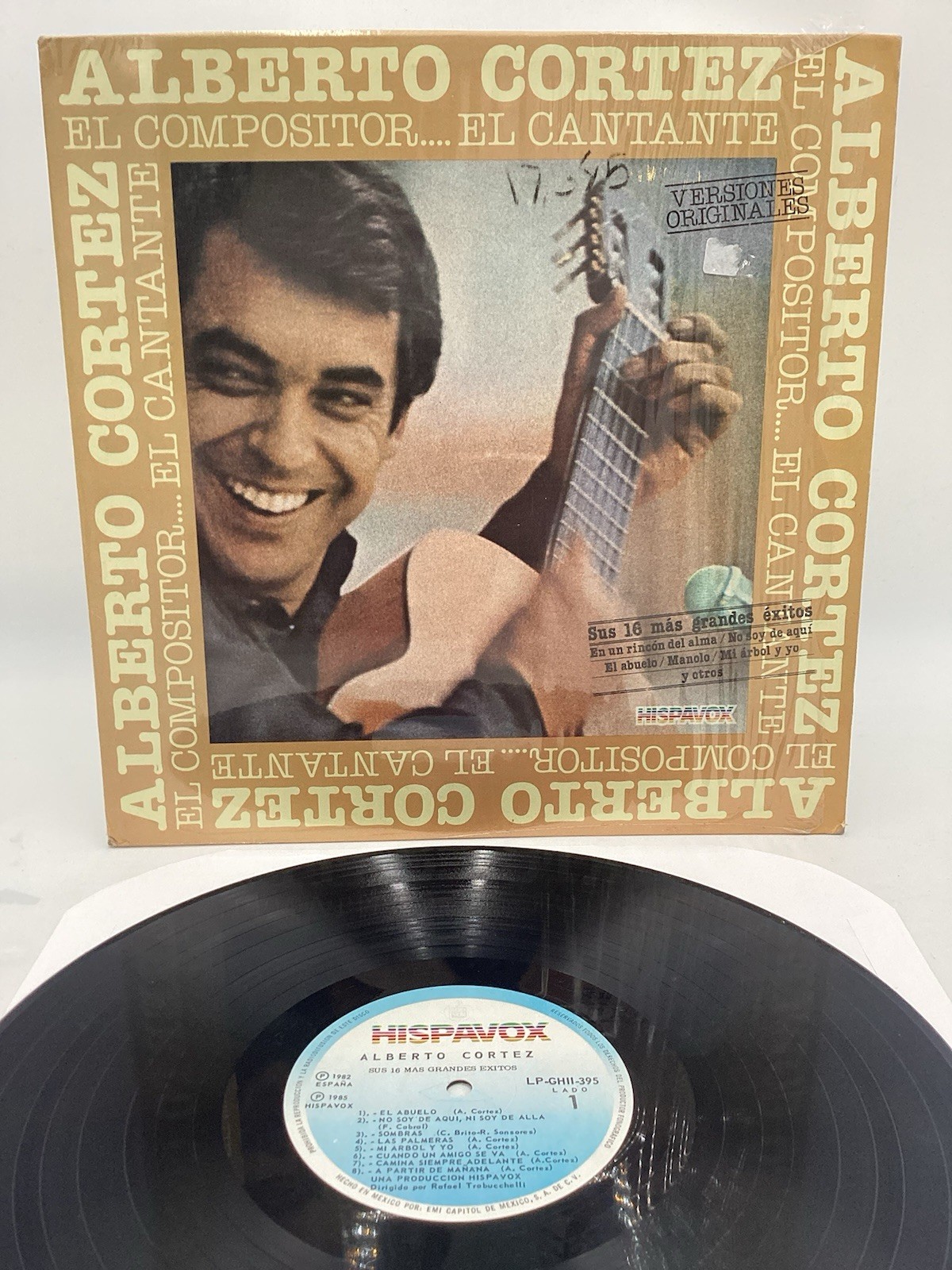 ALBERTO CORTEZ sus 16 mas grandes exitos (85’ EMI / HISPAVOX VINYL LP MEXICO) NM