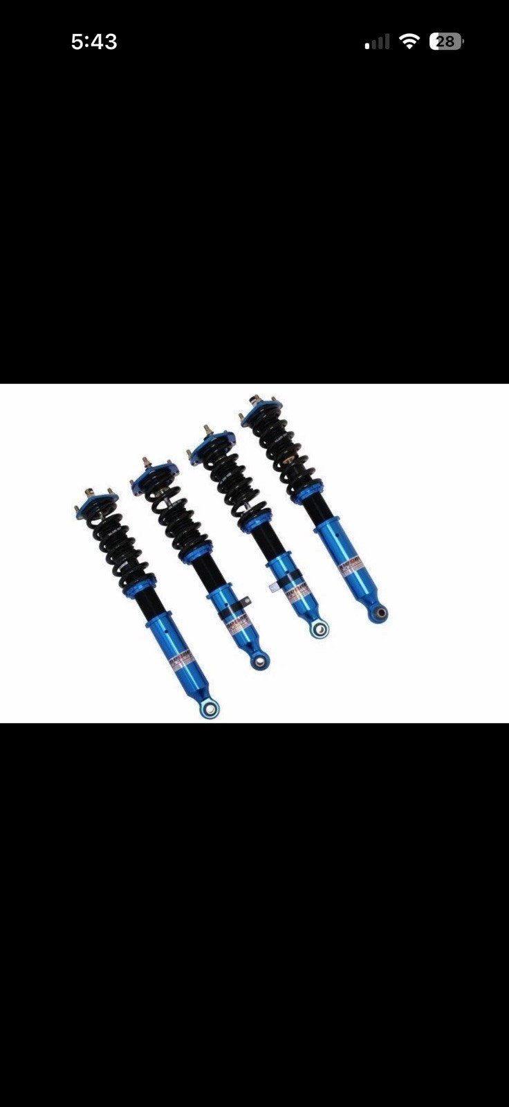 Lexus Sc430 Megan Racing Coilovers Brand New Lexus Sc430 Megan Racing Coilovers Brand New