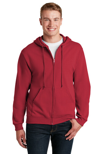 Jerzees 993 Men\'s NuBlend Full-Zip Pocket Warm Comfort Hooded Sweatshirt Jerzees 993 Men\'s NuBlend Full-Zip Pocket Warm Comfort Hooded Sweatshirt