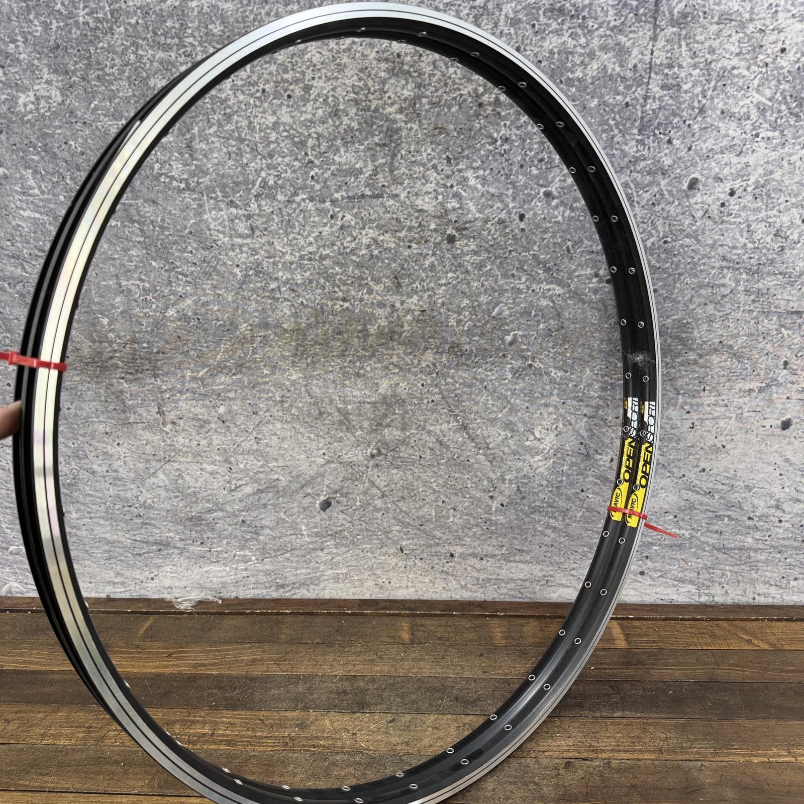 Mavic Open Sport 700c Rim Set 32H Black Clincher 15C Presta NOS France Pair