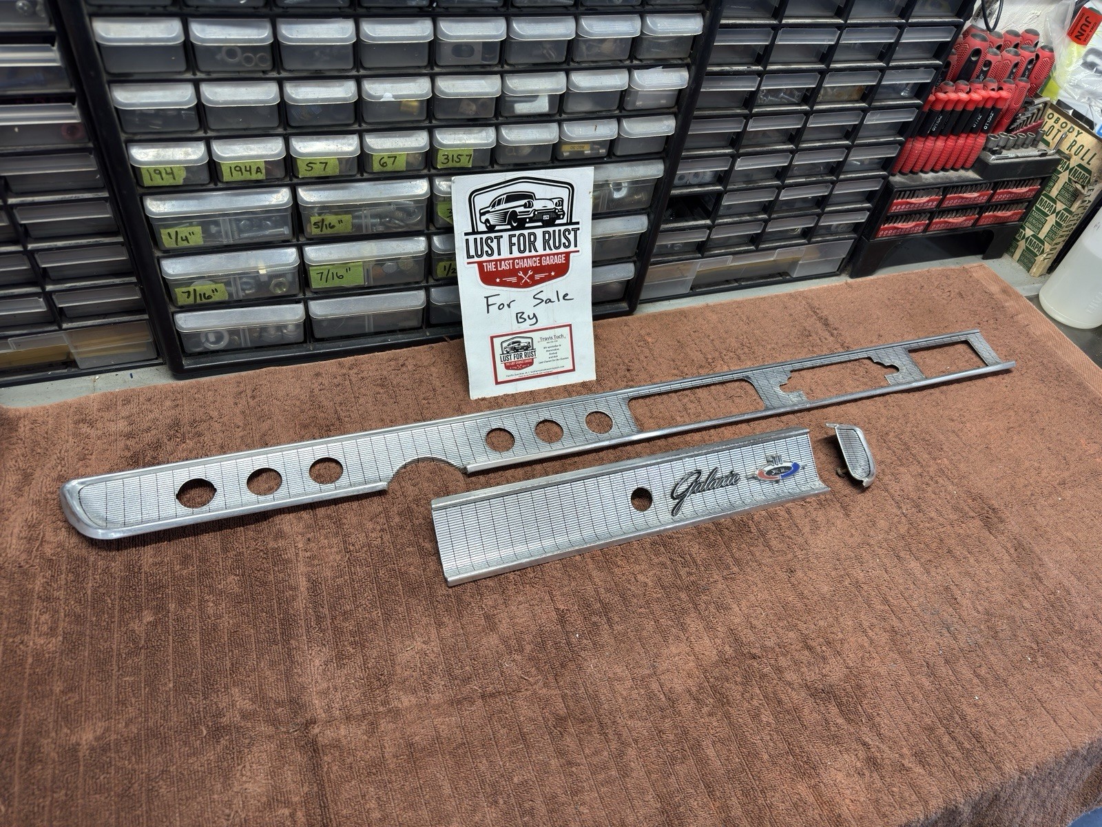 1963/63.5 Ford Galaxie 500XL Dash Trim Set Rare 3 Pc