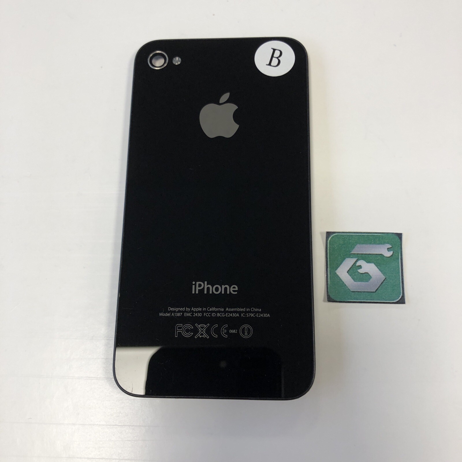 Apple iPhone 4S A1387 Genuine OEM Back Glass Black *B Grade*