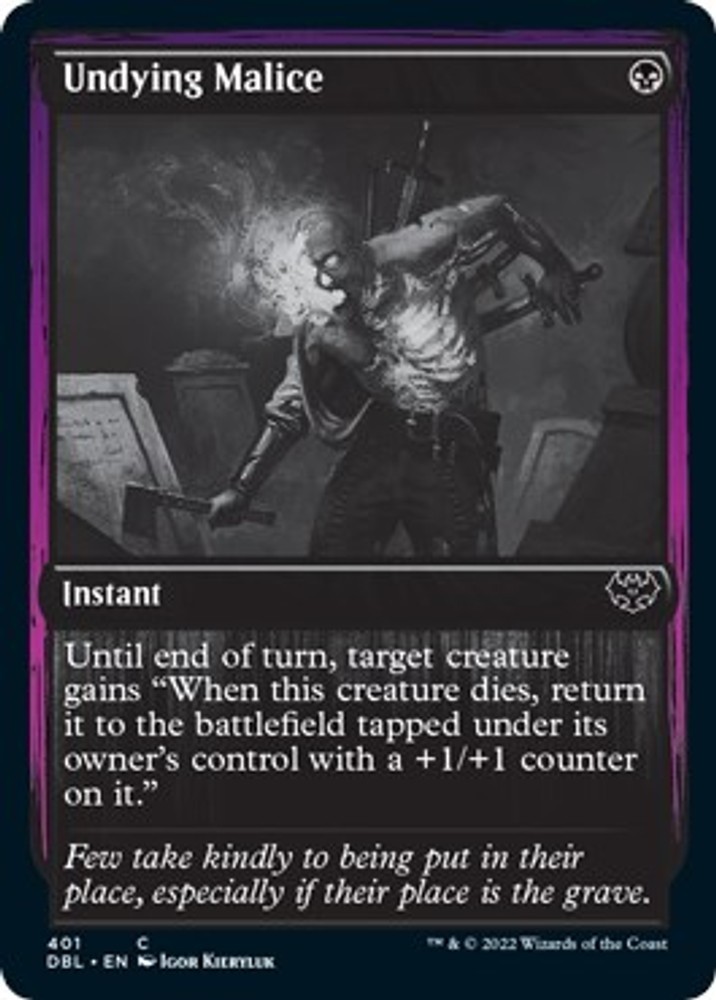 Undying Malice #401 (NM) Innistrad: Double Feature (DBL) MTG