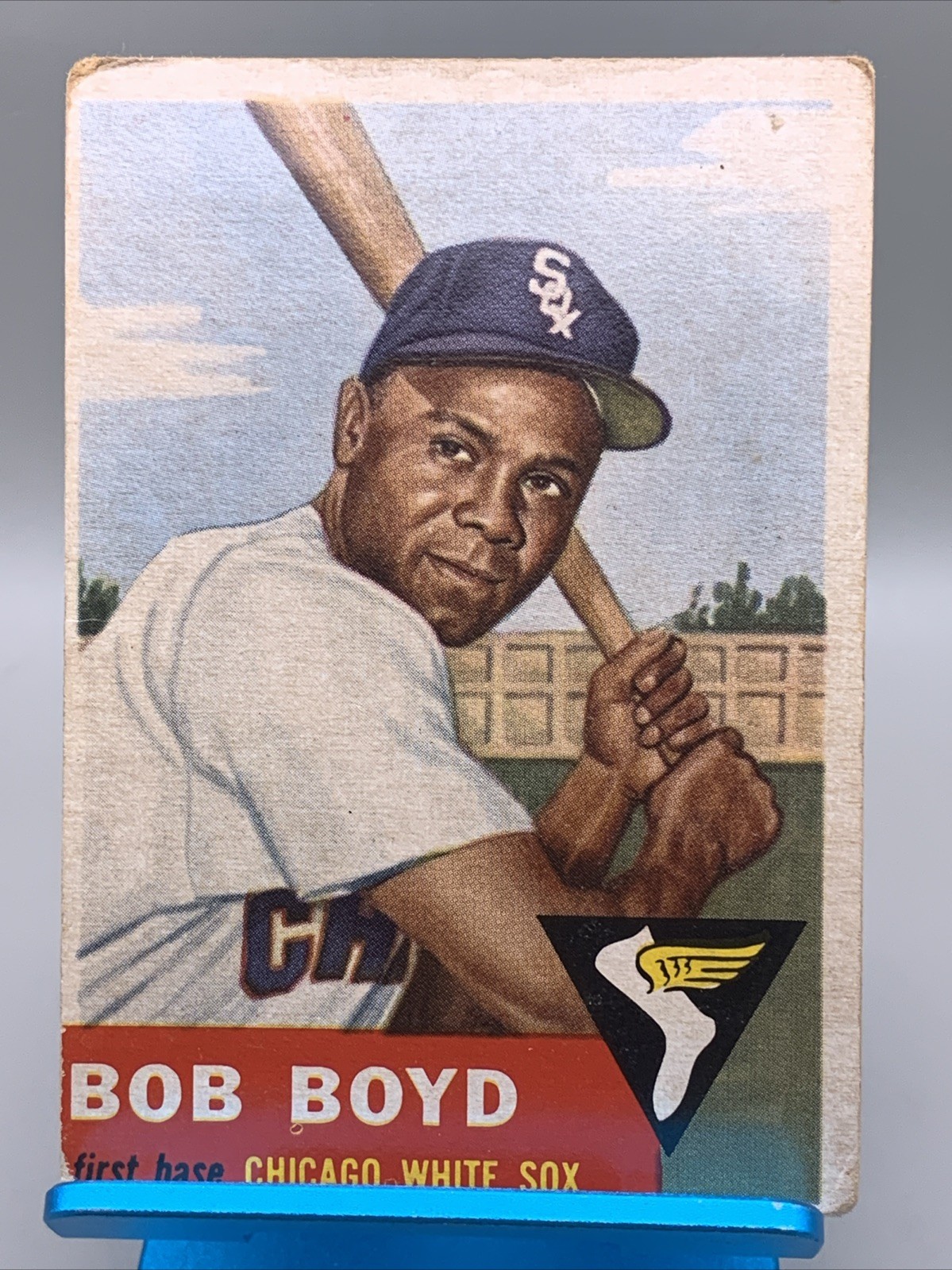 1953 Topps - High # Bob Boyd #257 Chicago White Sox Low Grade Short Print