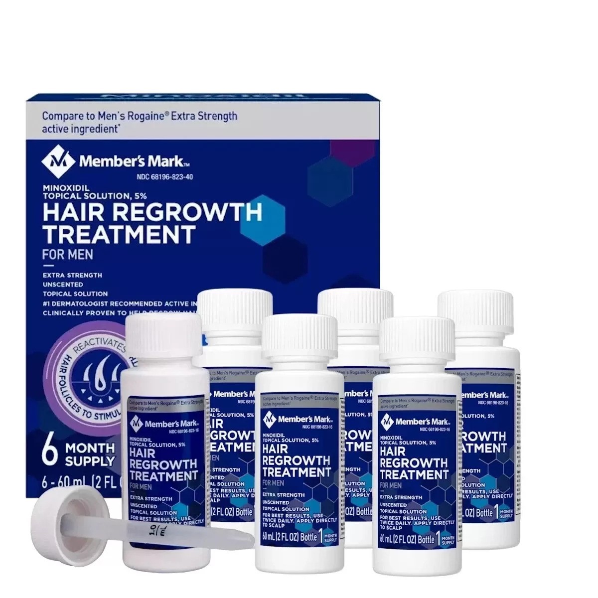 MEMBERS MARK HAIR REGROWTH SOLUTION FOR MEN 6 MONTH SUPPLY (SHIPPING FROM EU) MEMBERS MARK HAIR REGROWTH SOLUTION FOR MEN 6 MONTH SUPPLY (SHIPPING FROM EU)