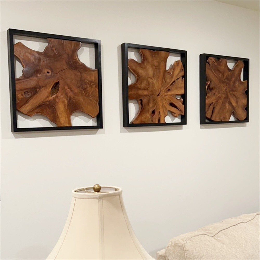 Rustic Teak Wood Wall Sculptures Live Edge Wall Art Decor Handmade 17\ Rustic Teak Wood Wall Sculptures Live Edge Wall Art Decor Handmade 17\
