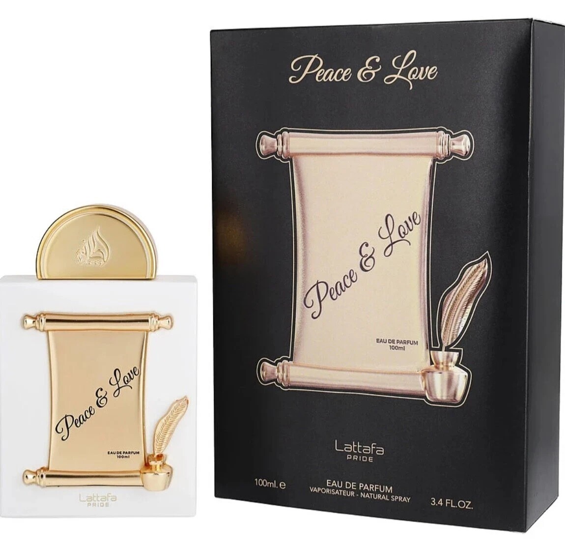 Pride Peace & Love Lattafa perfume unisex EDP 3.3 / 3.4 oz New in Box 