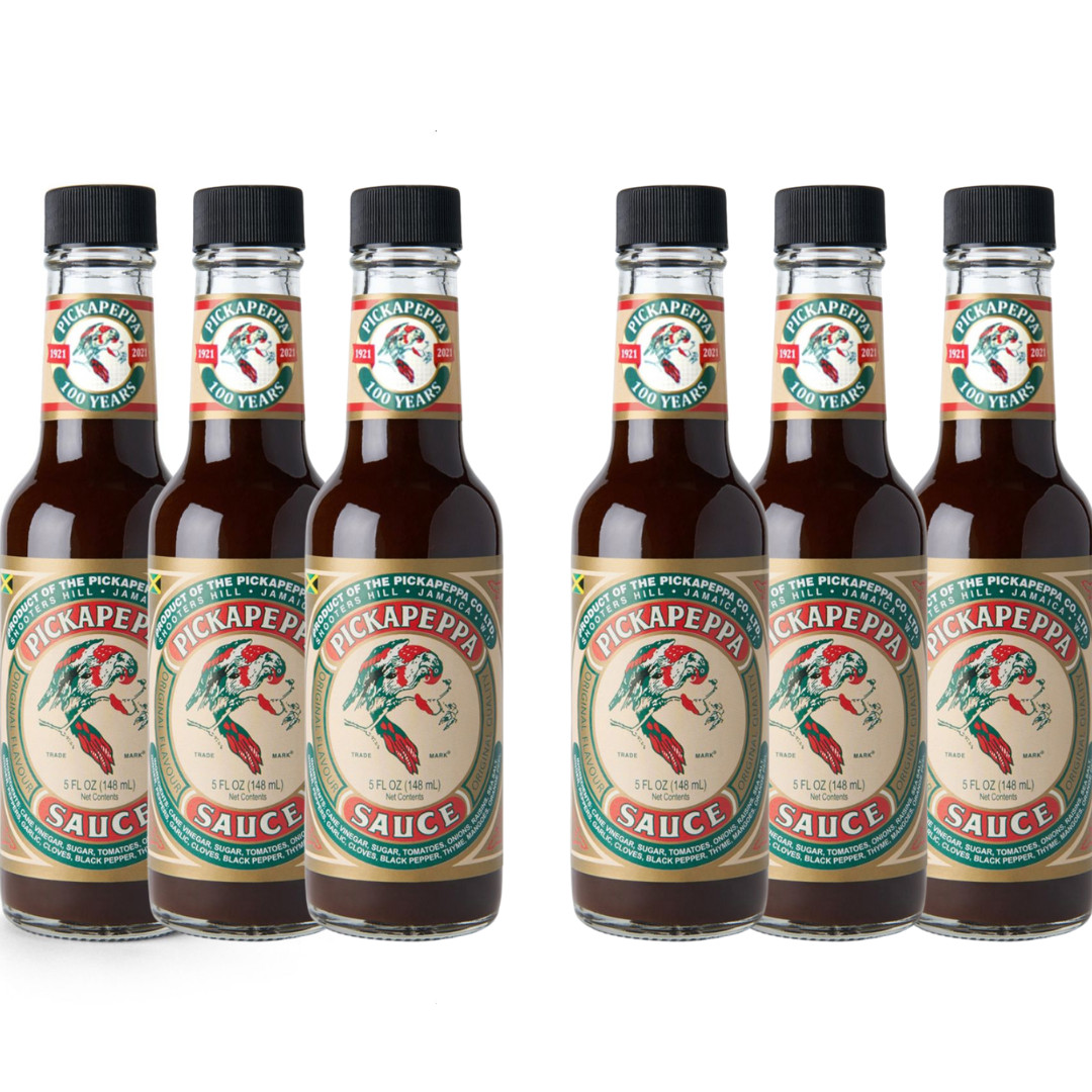 Jamaican Pickapeppa Original Sauce - 5 oz (PACK OF 6) -No Import fees
