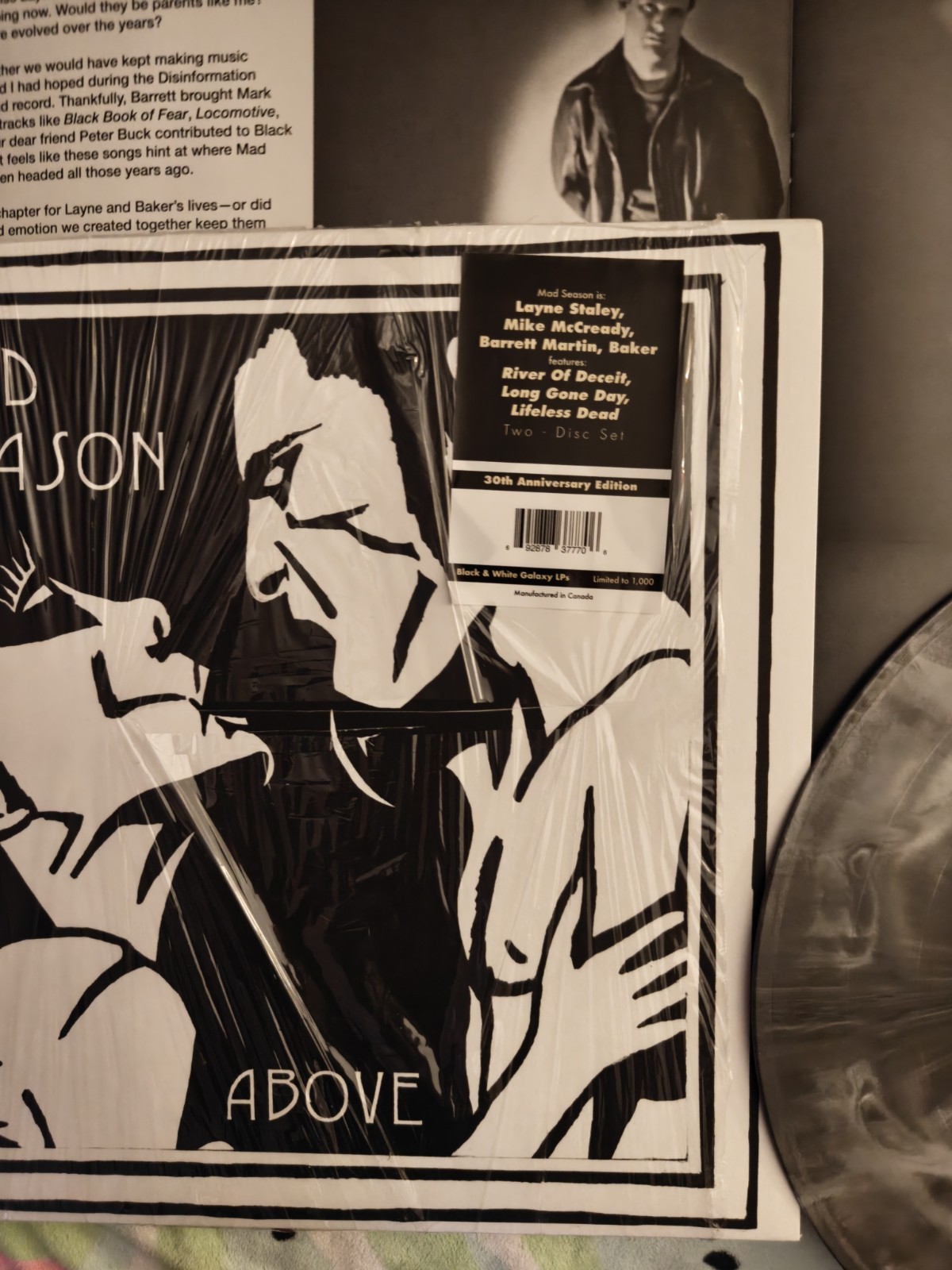 Mad Season Above 30th Anniversary Black & White Galaxy Ten Club Edition 774/1000