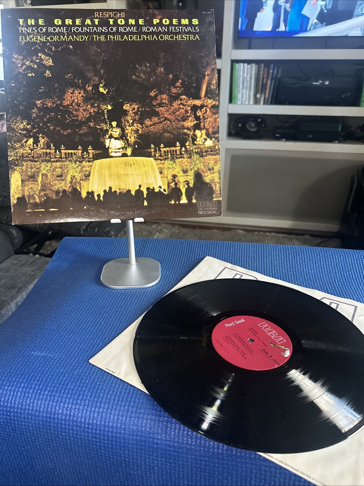 Respighi The Great Tone Poems Philadelphia Orchestra Eugene Ormandy LP EX/VG+ Respighi The Great Tone Poems Philadelphia Orchestra Eugene Ormandy LP EX/VG+