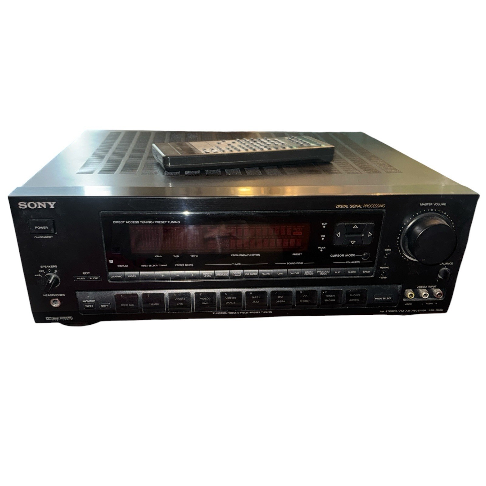 SONY STR-D1011 6 Channel Surround Sound Stereo Receiver Tested SONY STR-D1011 6 Channel Surround Sound Stereo Receiver Tested