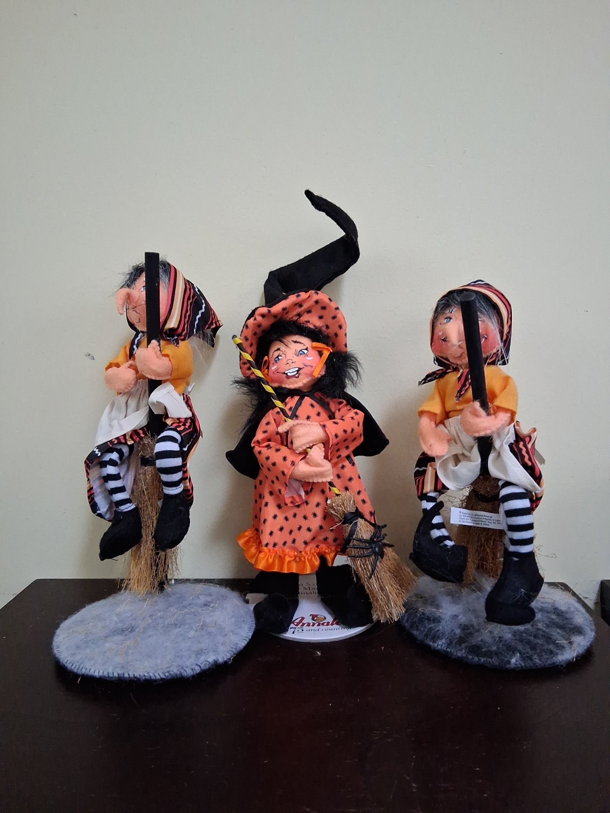 Lot Of 3 Annalee Halloween Witch Lot Of 3 Annalee Halloween Witch