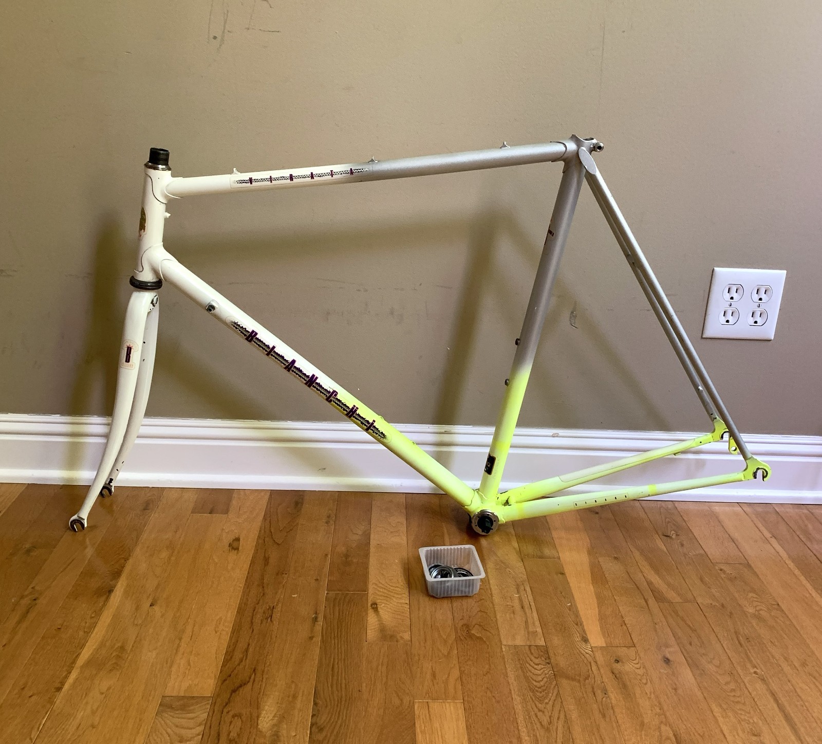 Bianchi Virata Road Bike Frameset Tange CroMor Steel Tubing 58 cm (23\ Bianchi Virata Road Bike Frameset Tange CroMor Steel Tubing 58 cm (23\