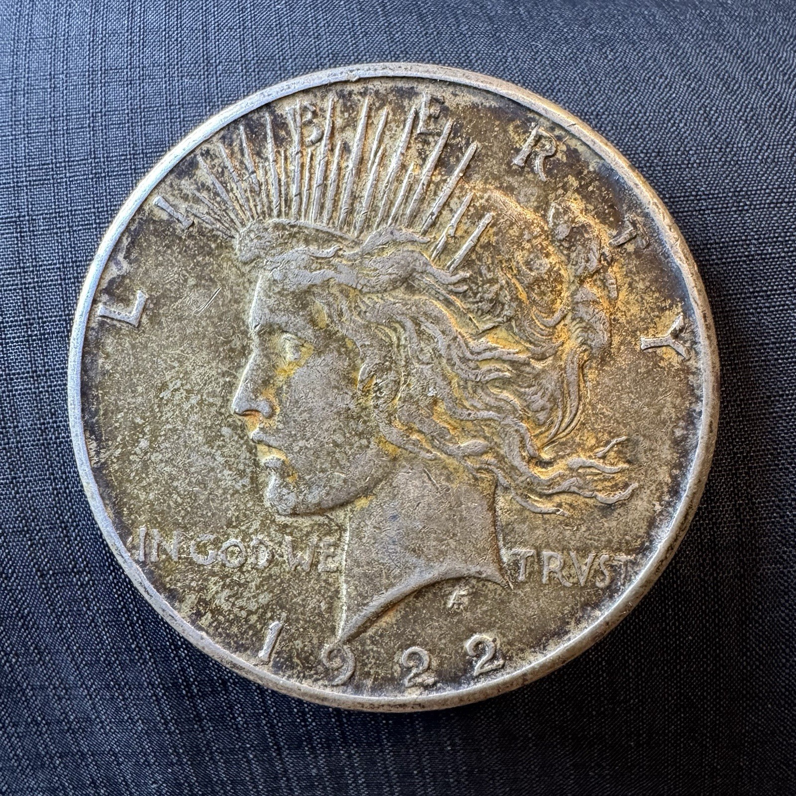 1922 Peace Dollar 90% Silver $1 US Coin Philadelphia Liberty Eagle