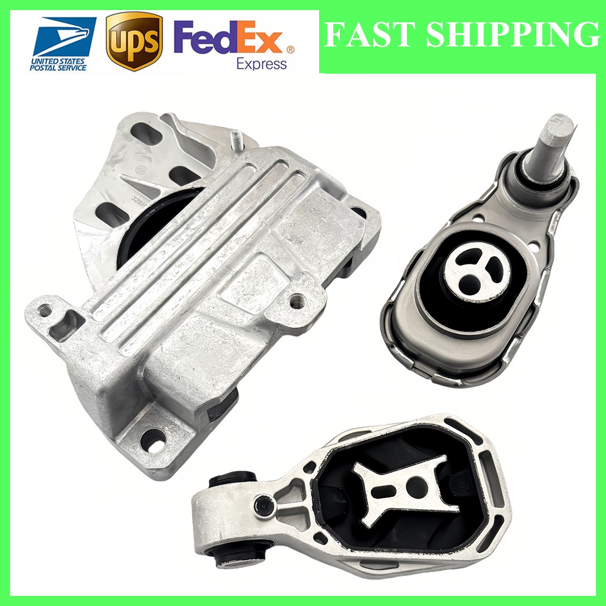 3PCS Engine Motor Trans Mount Kit Fits 2019-2022 Mercedes Benz A220 1772407200
