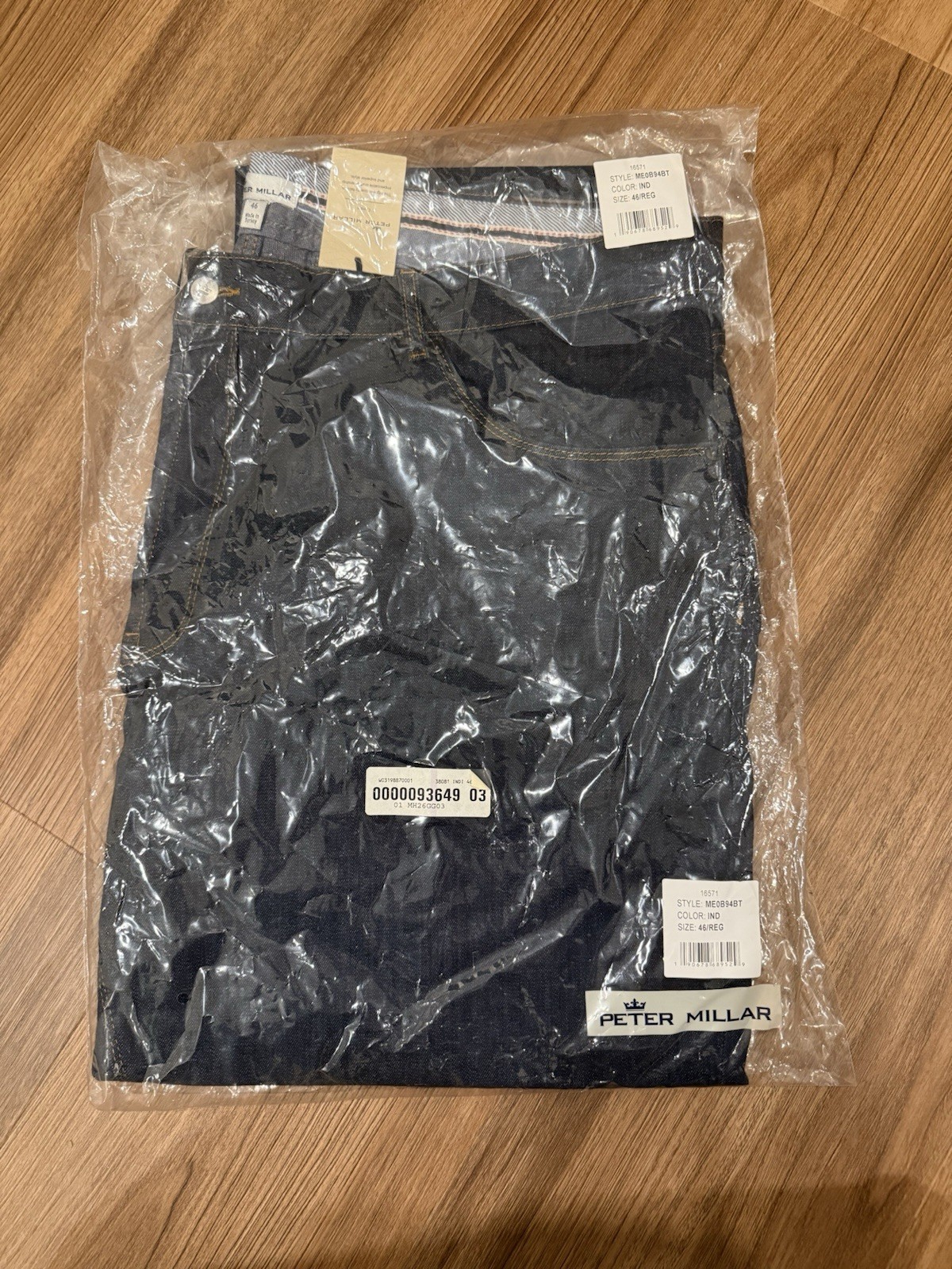 Peter Millar Men’s 46 Reg Indigo Pants Made in Italy NEW w/ Tags ME0B94BT Peter Millar Men’s 46 Reg Indigo Pants Made in Italy NEW w/ Tags ME0B94BT