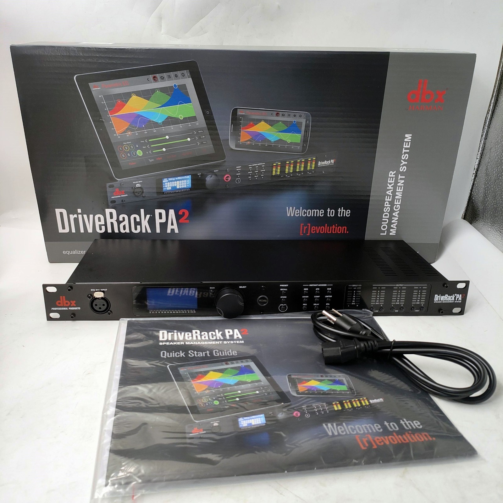 New DBX DriveRack PA2 Complete Loudspeaker Management System