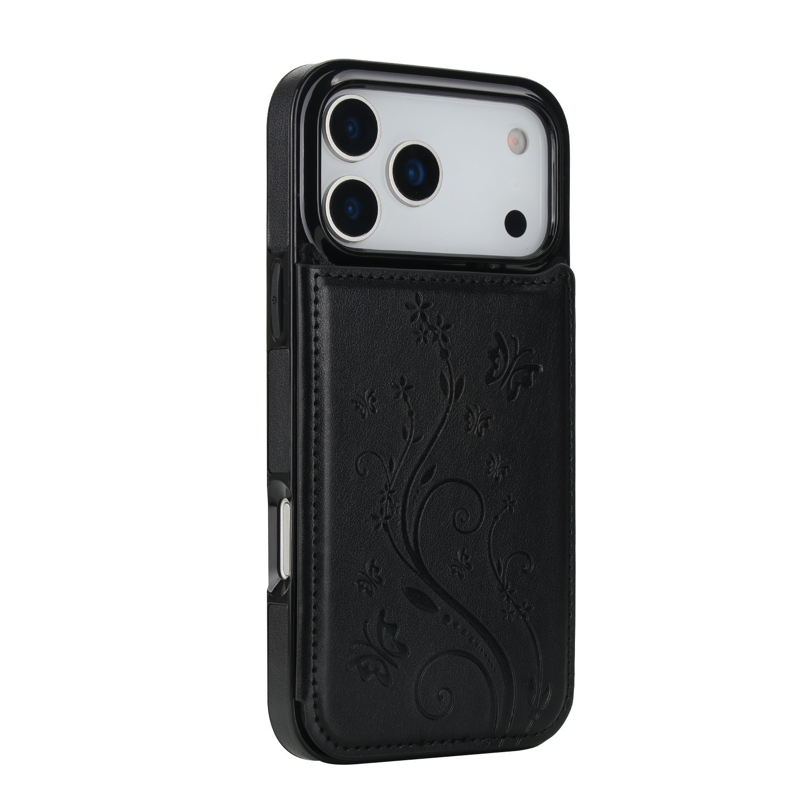 For iPhone 17 16 18 Pro Max 14 13 12 Shockproof Leather Wallet Card Holder Case