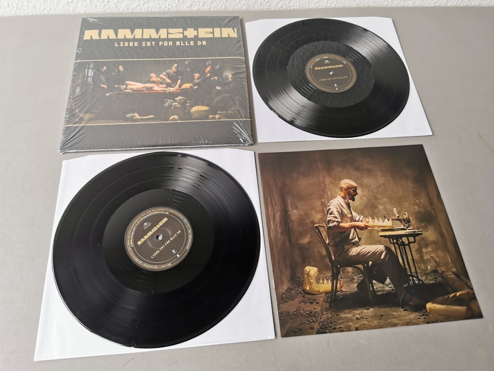 RAMMSTEIN lim180 gram black Vinyl 2LP Liebe ist Für Alle Da (2009 Universal EU)