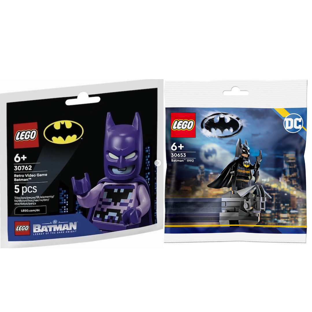 LEGO 30762 and 30653 Retro Video Game Batman and Batman 1992 (New in Bags) LEGO 30762 and 30653 Retro Video Game Batman and Batman 1992 (New in Bags)