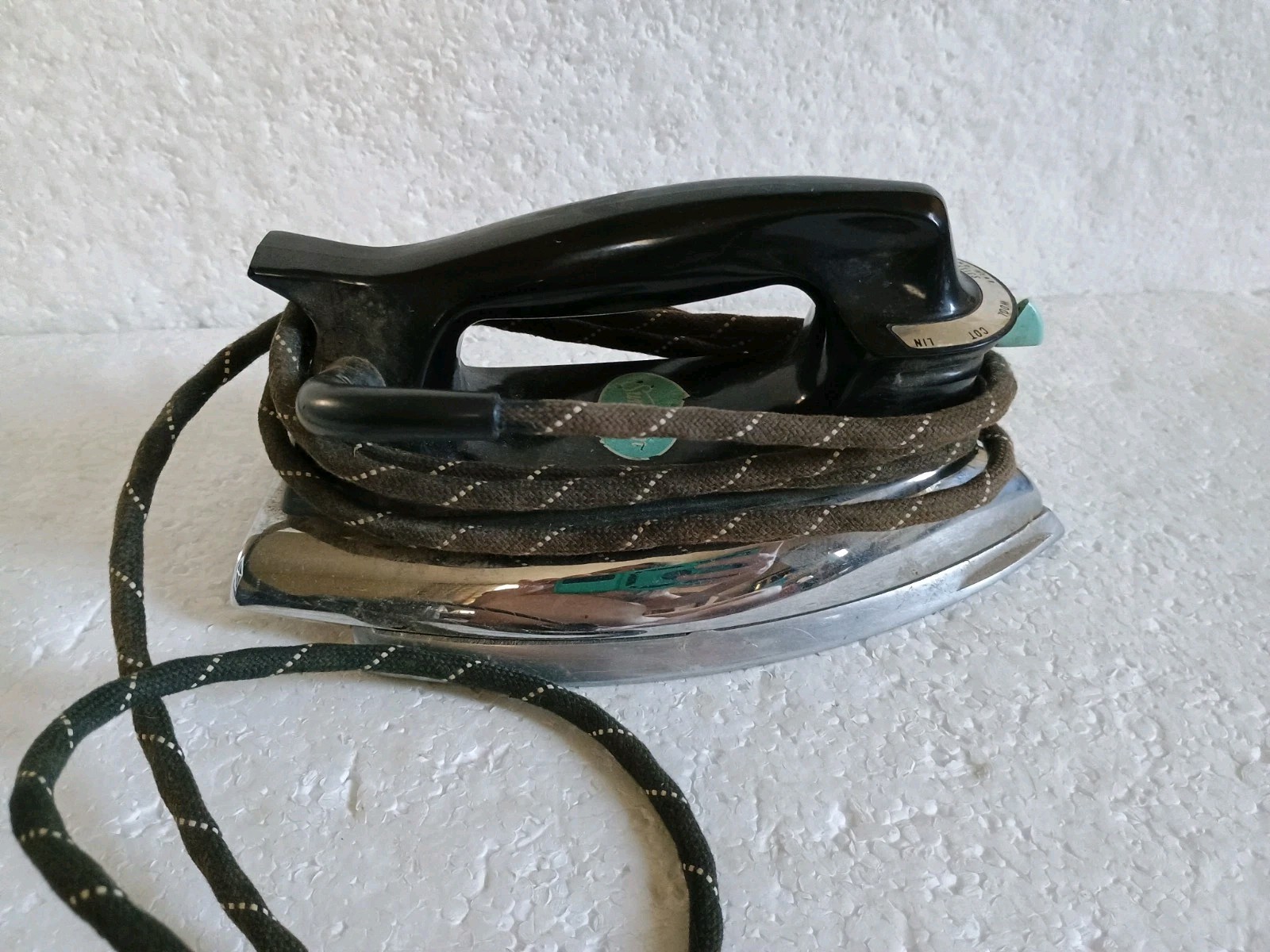 Vintage Sunbeam Ironmaster Model A-13 Electric Dry Iron Bakelite Handle TESTED