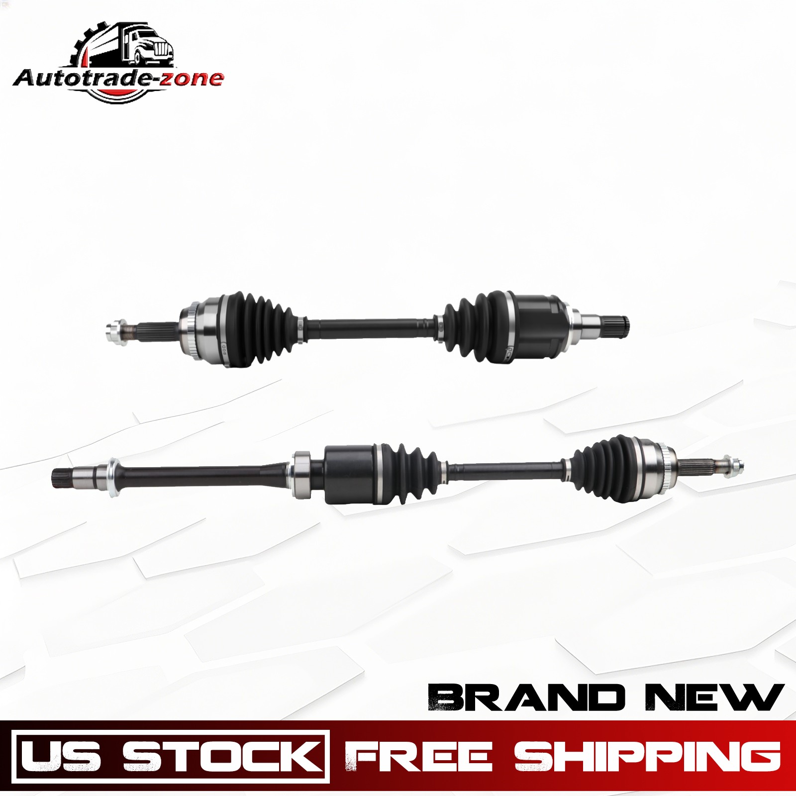 2PCS Front Left & Right CV Axle Assembly for Toyota Camry Highlander Solara 2.4L