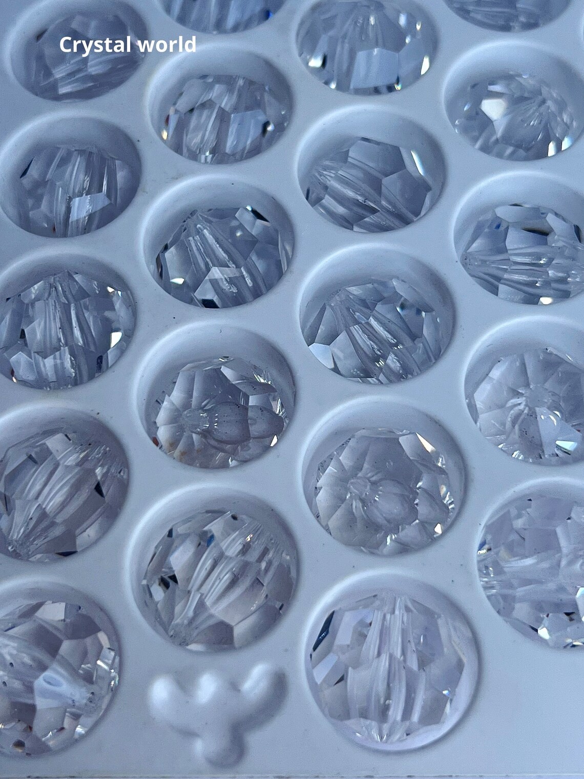 1350pcs Lead beads for jewelry making Glass Spacer Asfour Crystal - 10mm