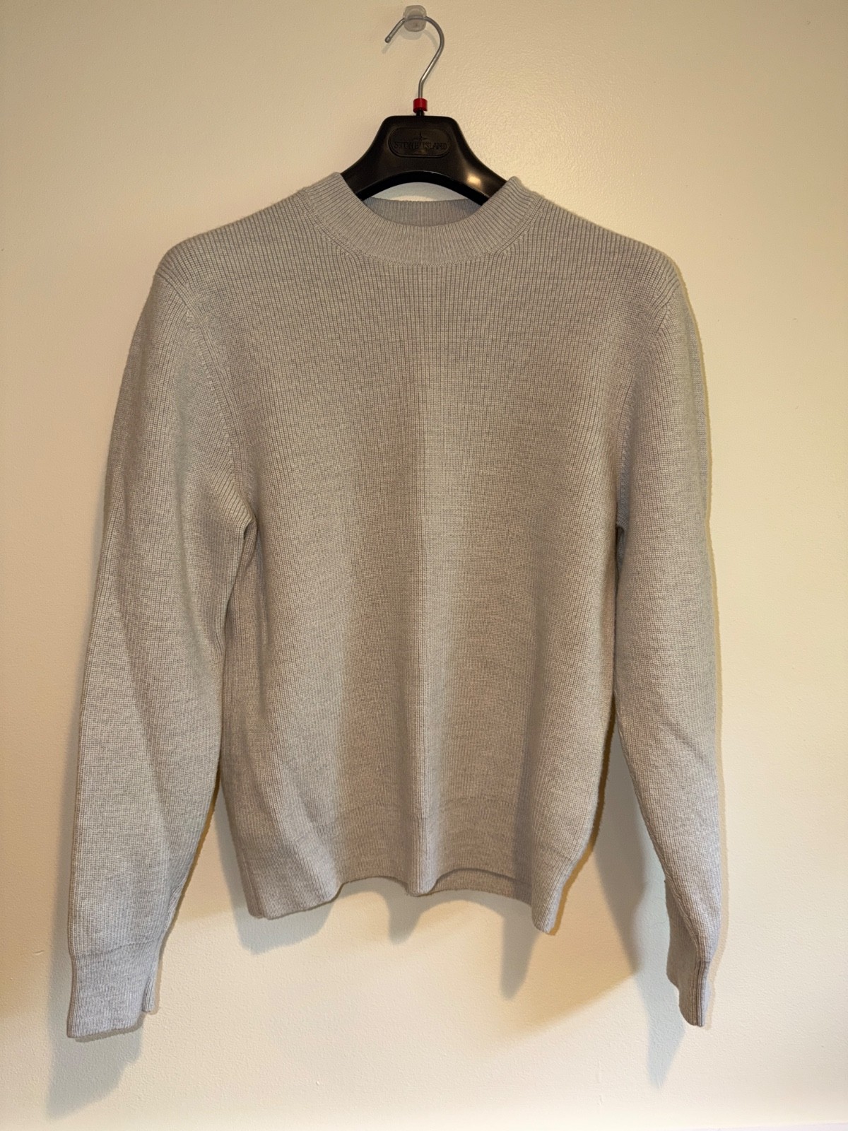 Aime Leon Dore Ribbed Knit Crewneck Sweater Mens Size L Heather Grey ALD Aime Leon Dore Ribbed Knit Crewneck Sweater Mens Size L Heather Grey ALD