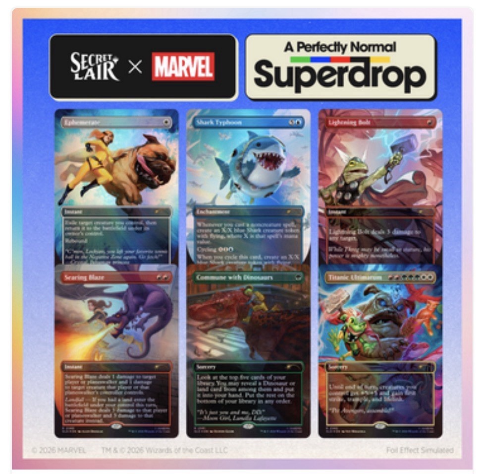 Secret Lair X Marvel: Earth’s Mightiest Pets Foil Edition Confirmed Secret Lair X Marvel: Earth’s Mightiest Pets Foil Edition Confirmed