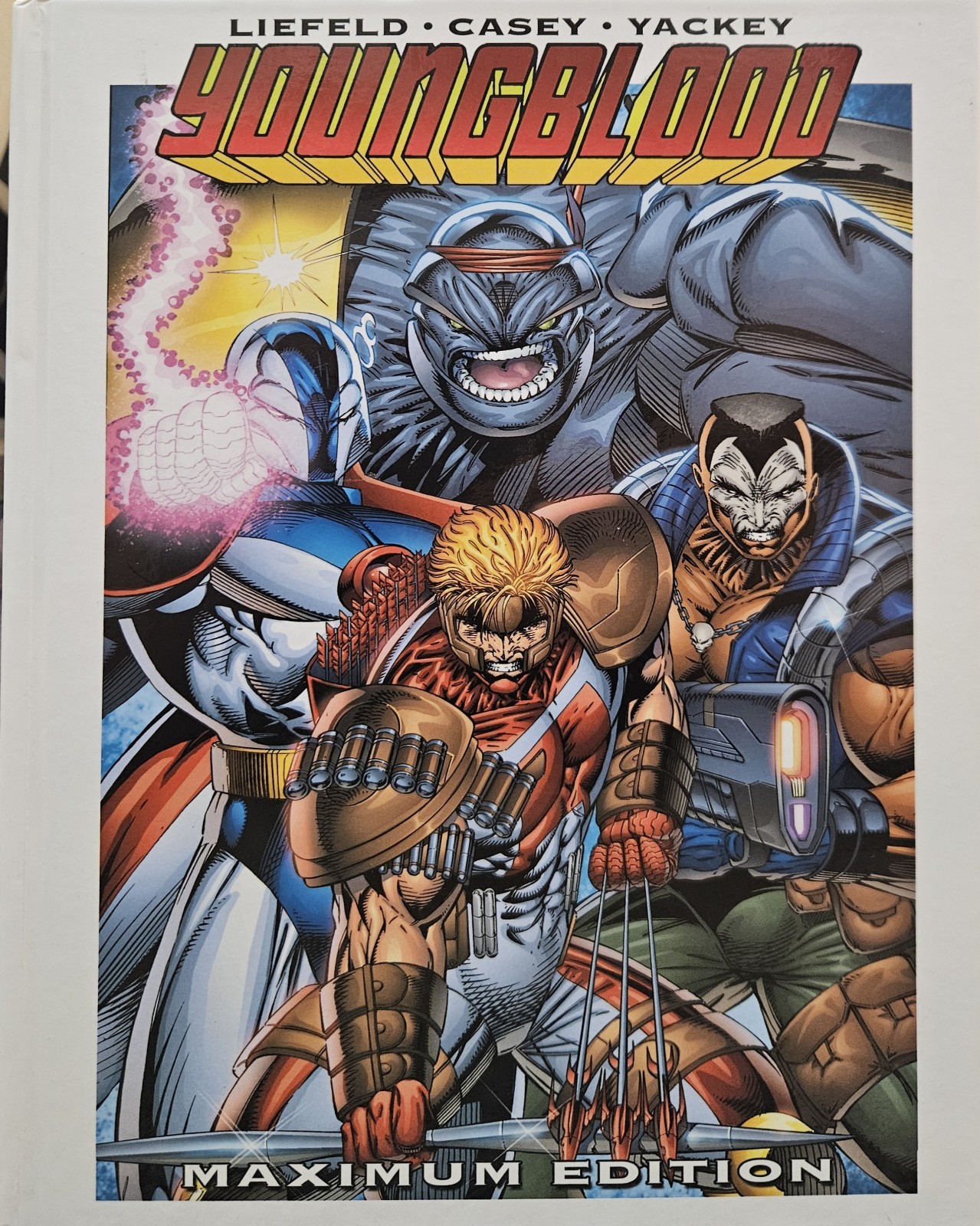 Youngblood Maxiumum Ed. White HC 2005 ***with original Liefeld art inside***