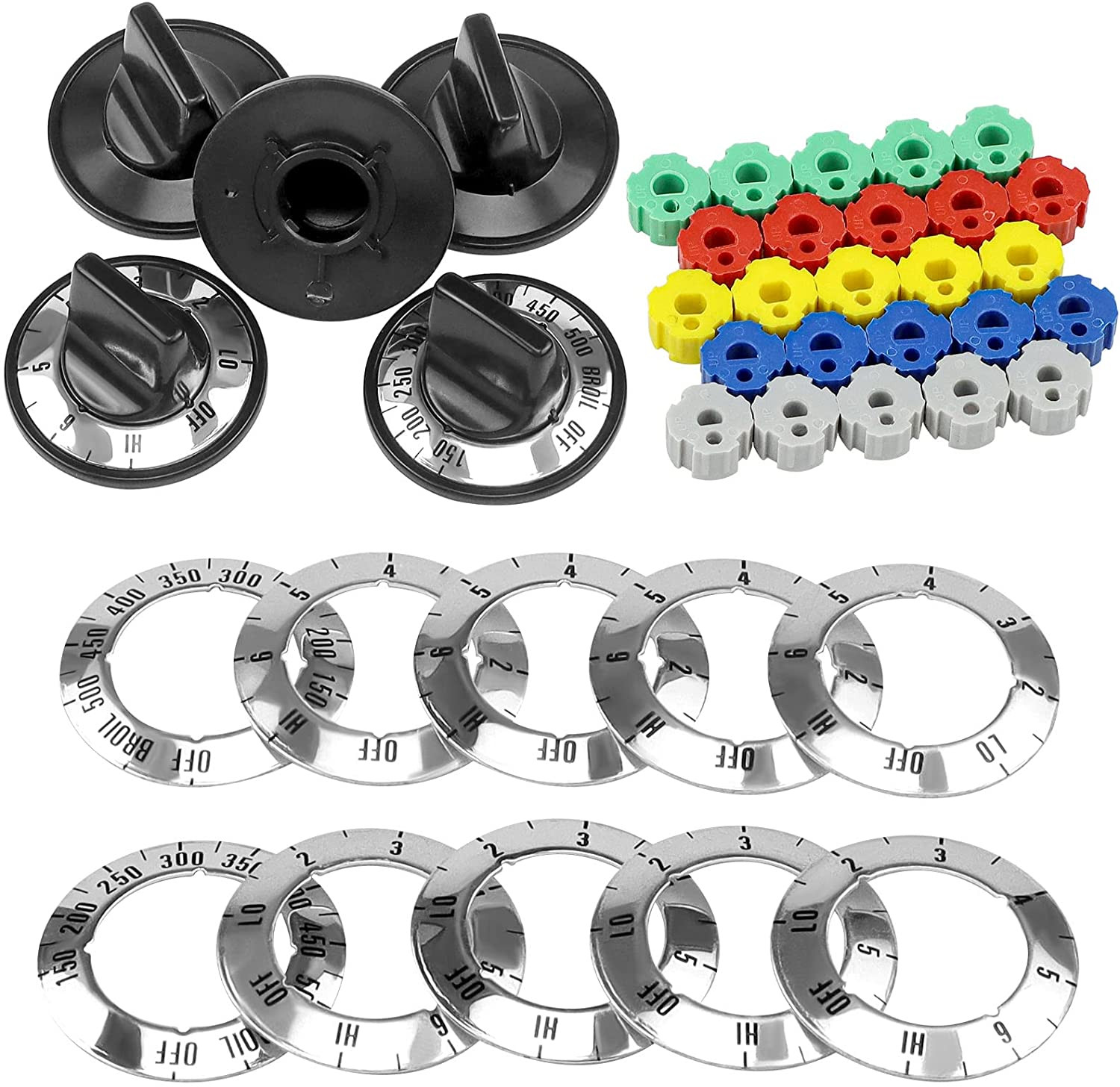 Universal Stove Knob Compatible With Electric Gas Stove Replacement Range Kit Universal Stove Knob Compatible With Electric Gas Stove Replacement Range Kit