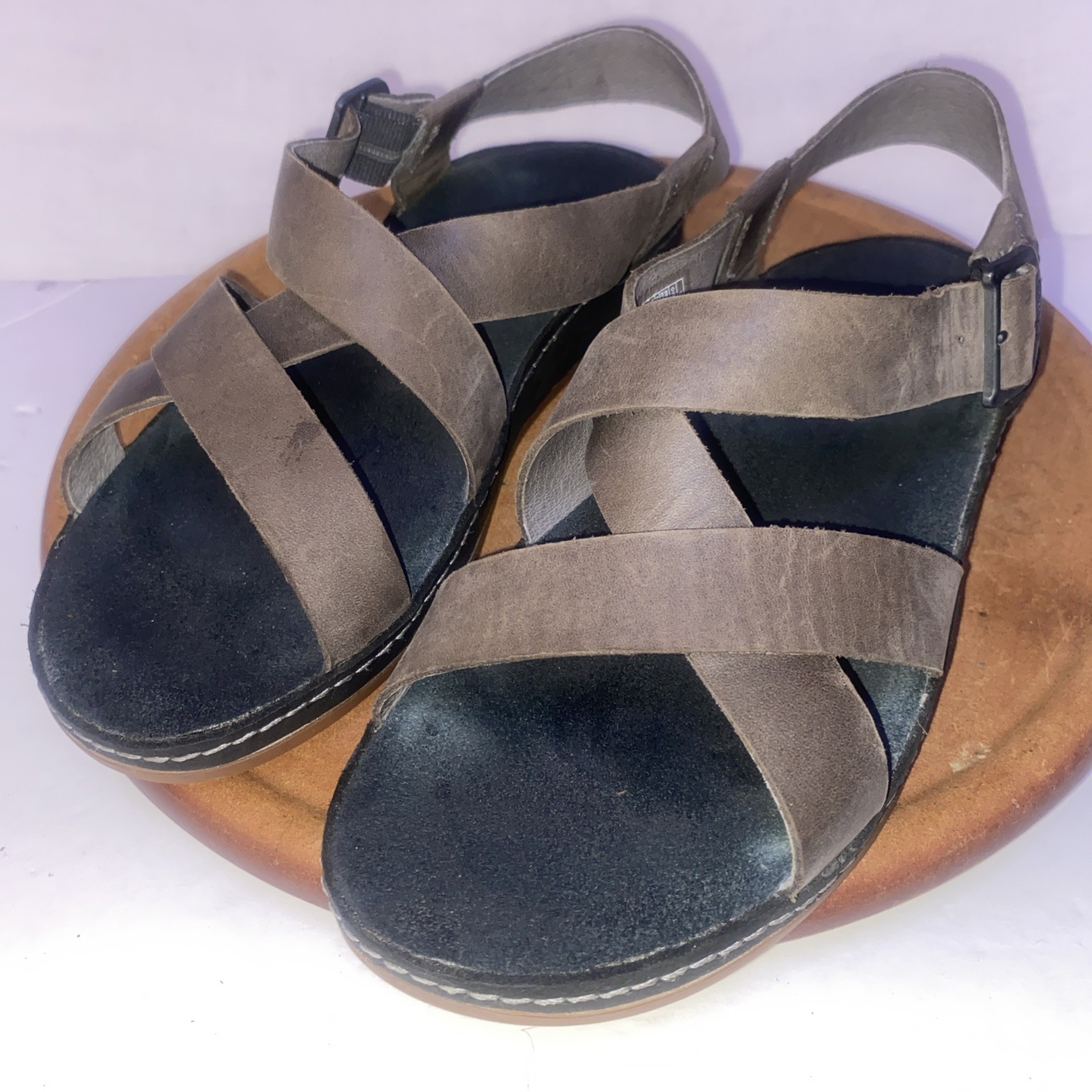 Chaco Wayfarer Tornado Leather Sandals Brown WOMENS Buckle Size 7 Chaco Wayfarer Tornado Leather Sandals Brown WOMENS Buckle Size 7